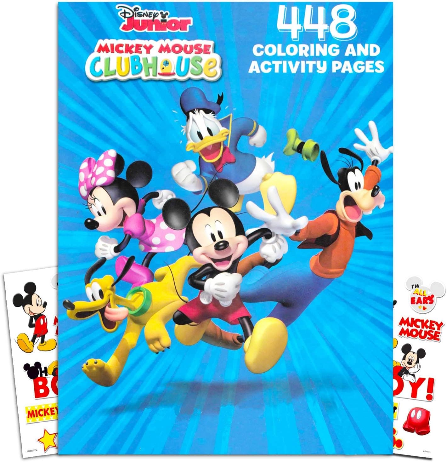 Disney Mickey Mouse Gigantic Coloring Book Bundle with Stickers, Puzzles and Activities (400 Pages)