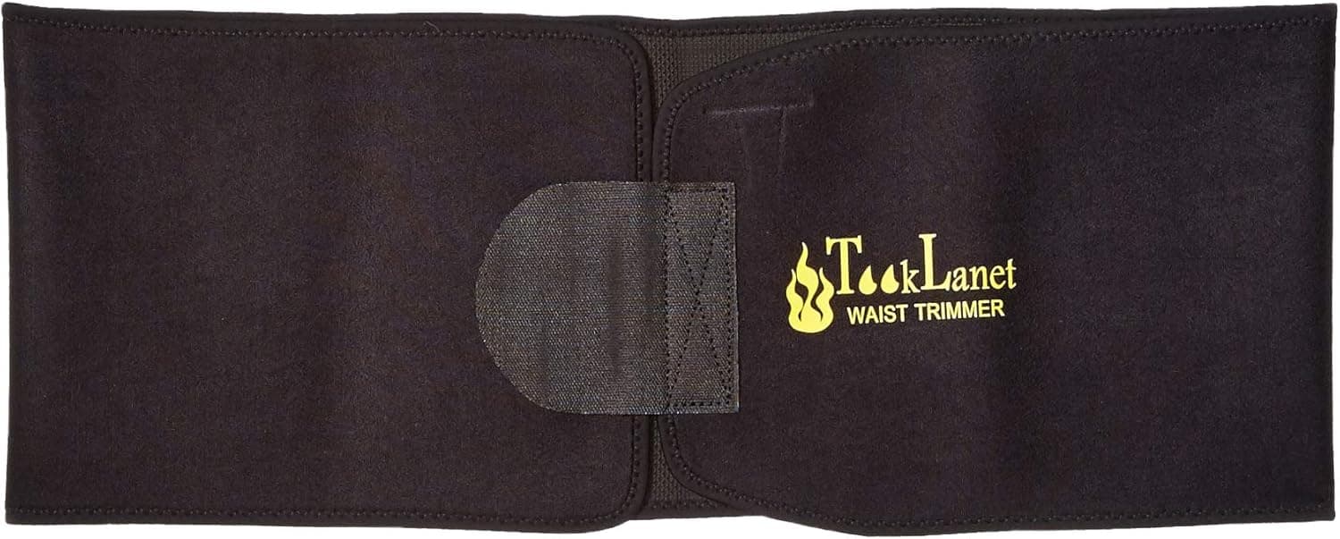 Tooklanet Women's Body Shaper Waist Trainer Sauna Suit Hot Sweat Shirt Capris Leggings (Yellow, XX-Large)