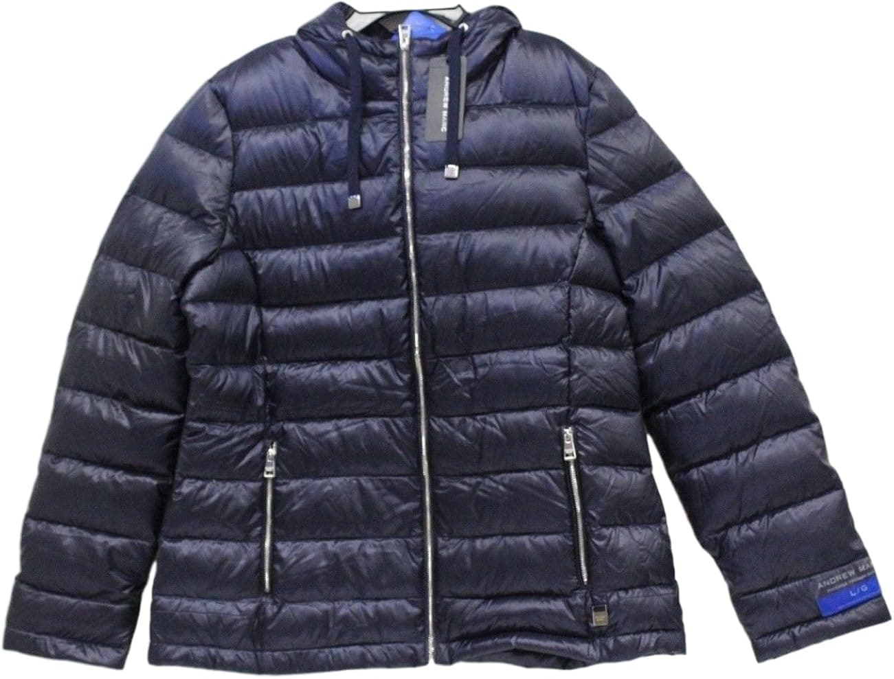 Andrew Marc Ladies’ Featherweight Packable Down Jacket Indigo Blue 2X Large