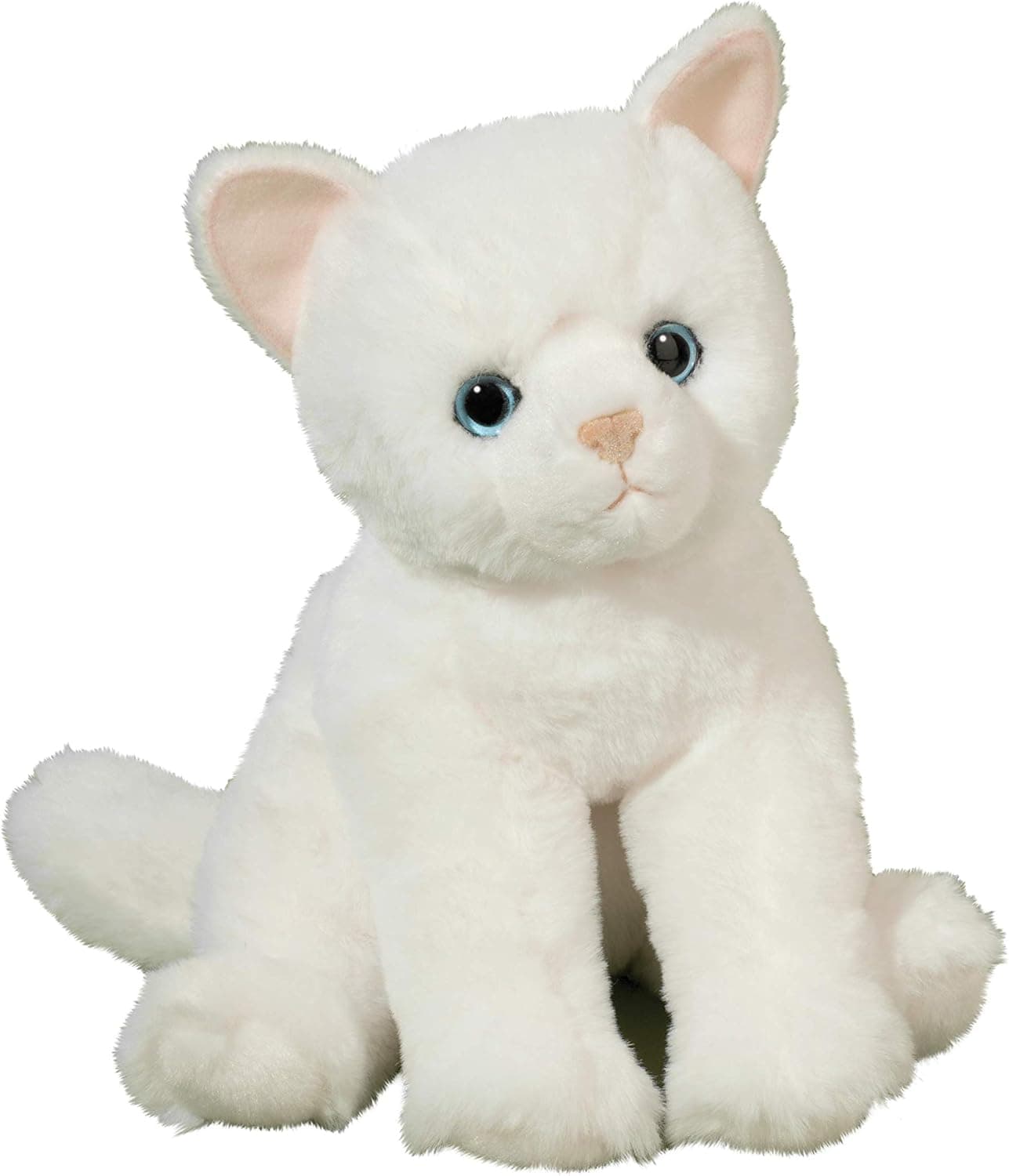 Douglas Winnie White Kitty Cat Softie Plush Stuffed Animal