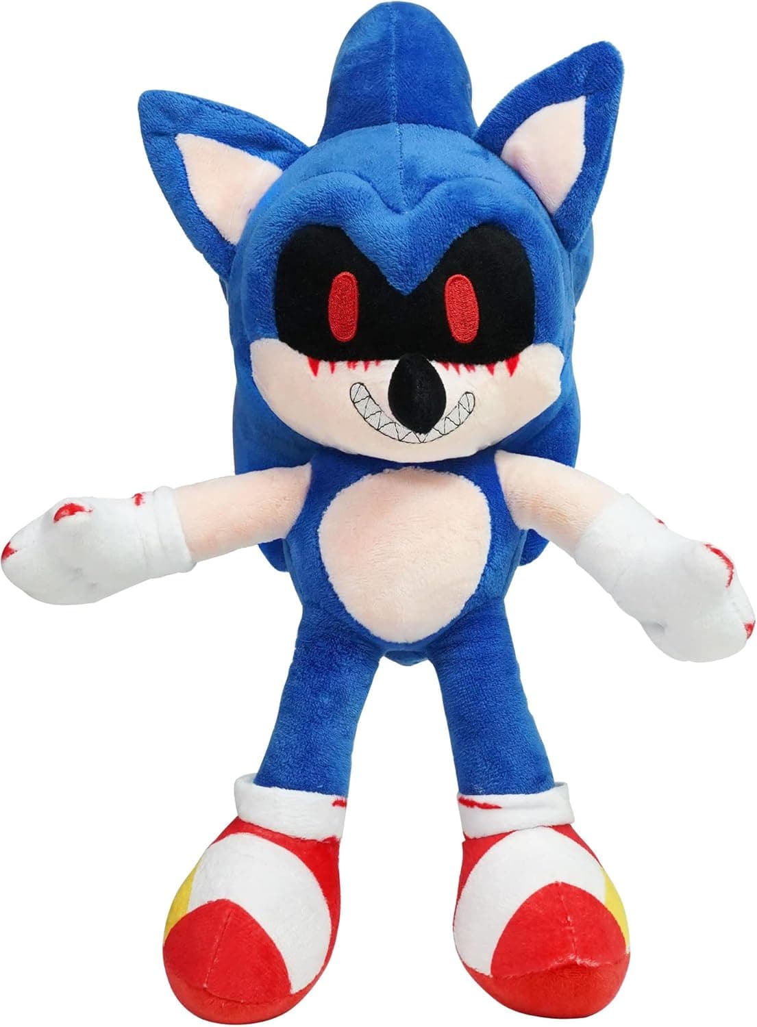 MOHEJAJU 14.6 Inch Sonic Exe Plush Toys, Evil Dark Blood Sonic Exe, Stuffed Animal Plush Doll Gift for Kid Adult and Game Sonic Fans, Modern Sonic Collectible Toy