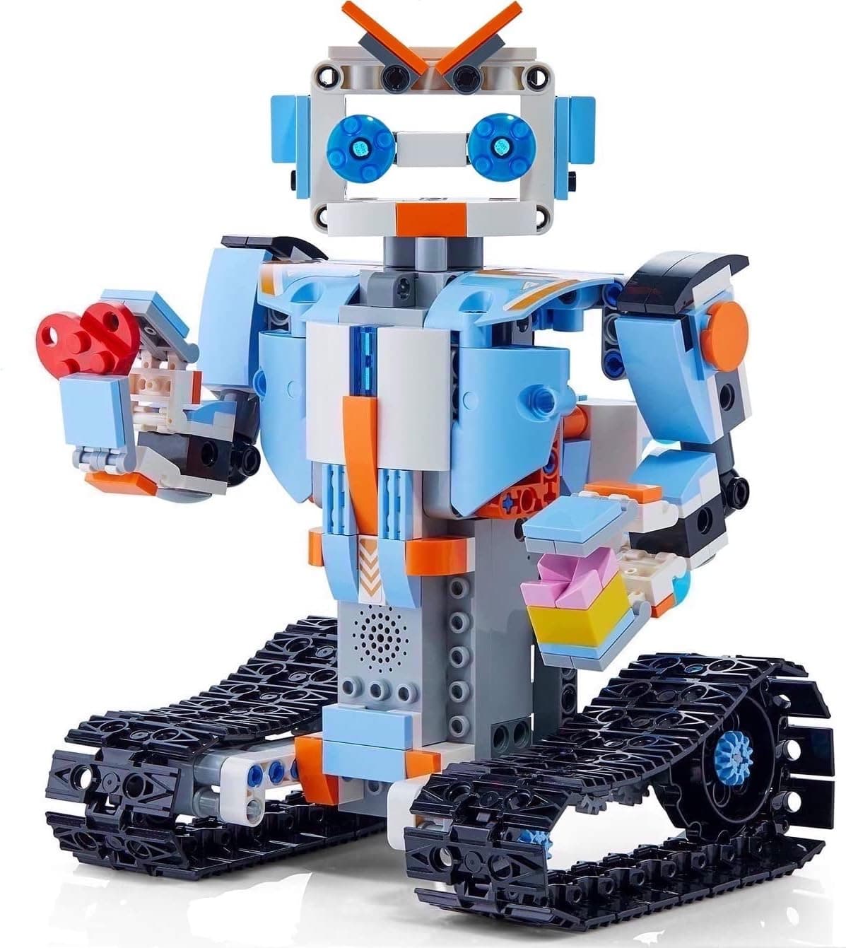 Building Robot Remote Control Blocks Kit Intelligent RC Toy APP STEM Bricks Electric Educational Engineering Best 8-12+ Boys and Girls Kids Gift 351 Pieces Set