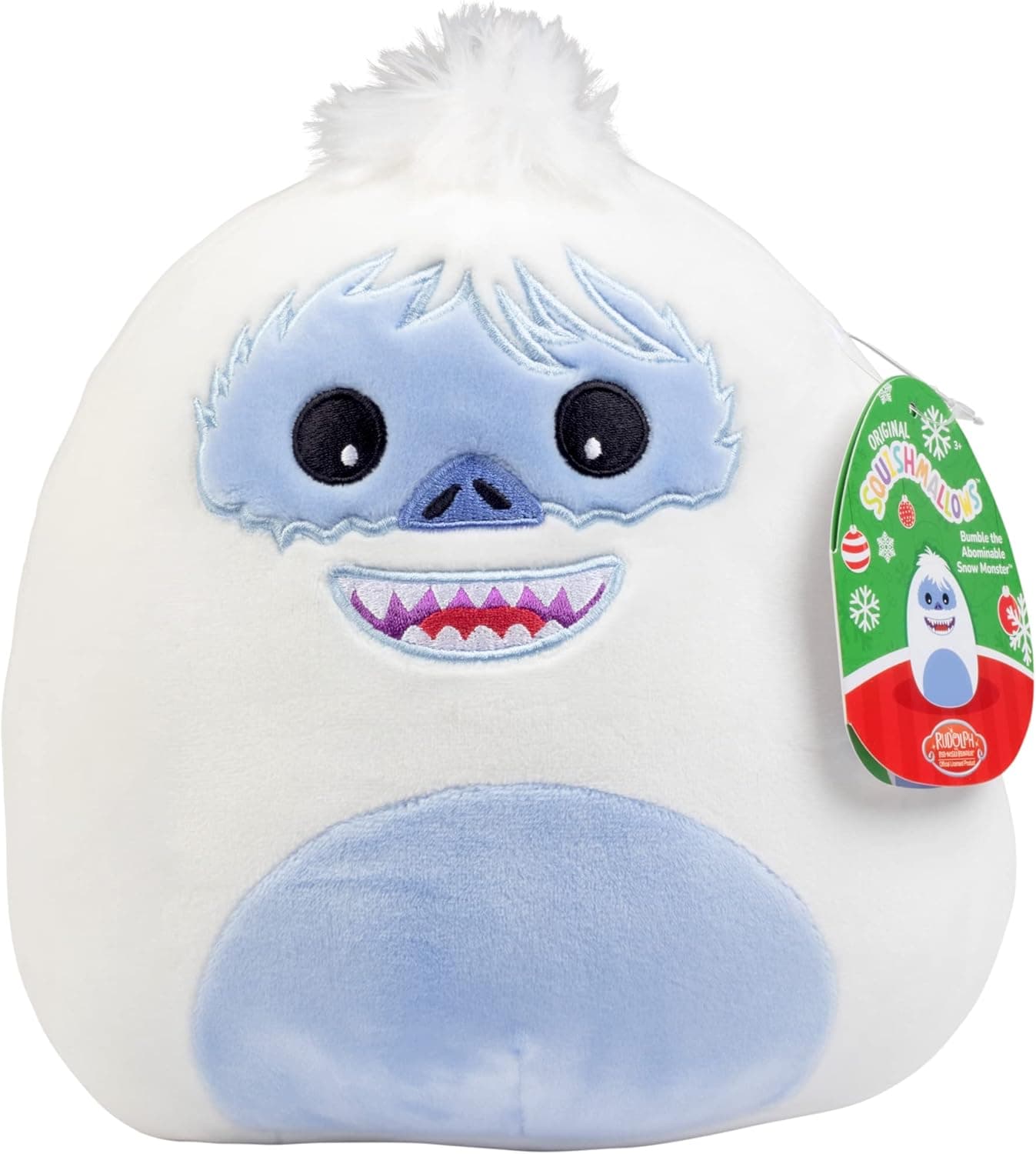 Squishmallows 8" Abominable Snowman Plush from Rudolph The Red Nosed Reindeer - Official Kellytoy - Cute and Soft Christmas Stuffed Animal - Great Gift for Kids
