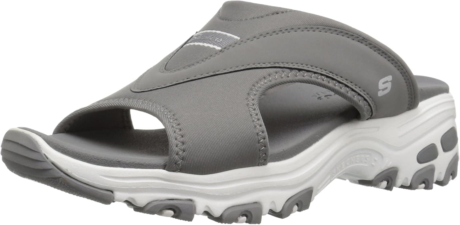 Skechers Women's D'Lites-Retro Vibe Slide Sandal