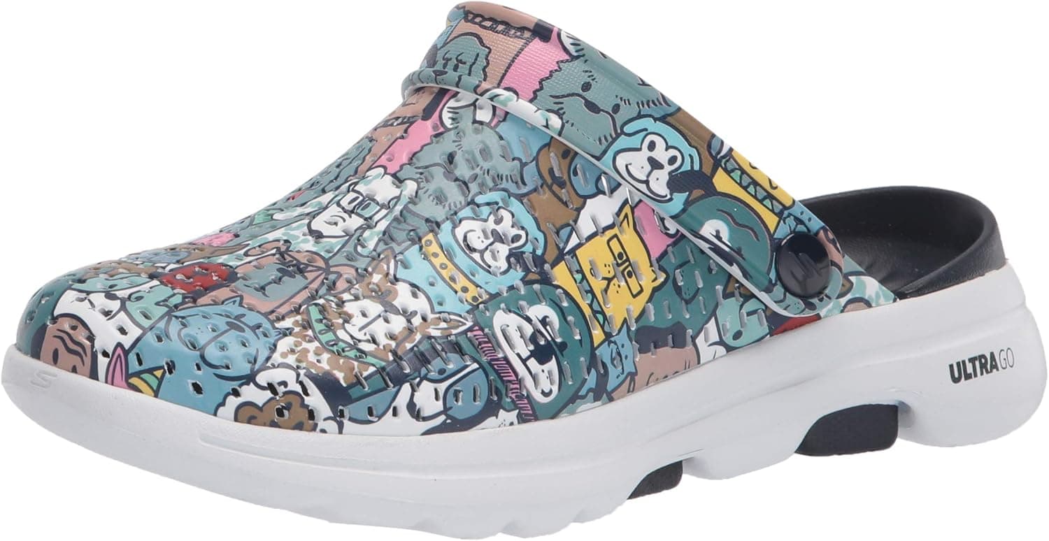 Skechers Women's Foamies Gowalk 5-Dog Lover Clog