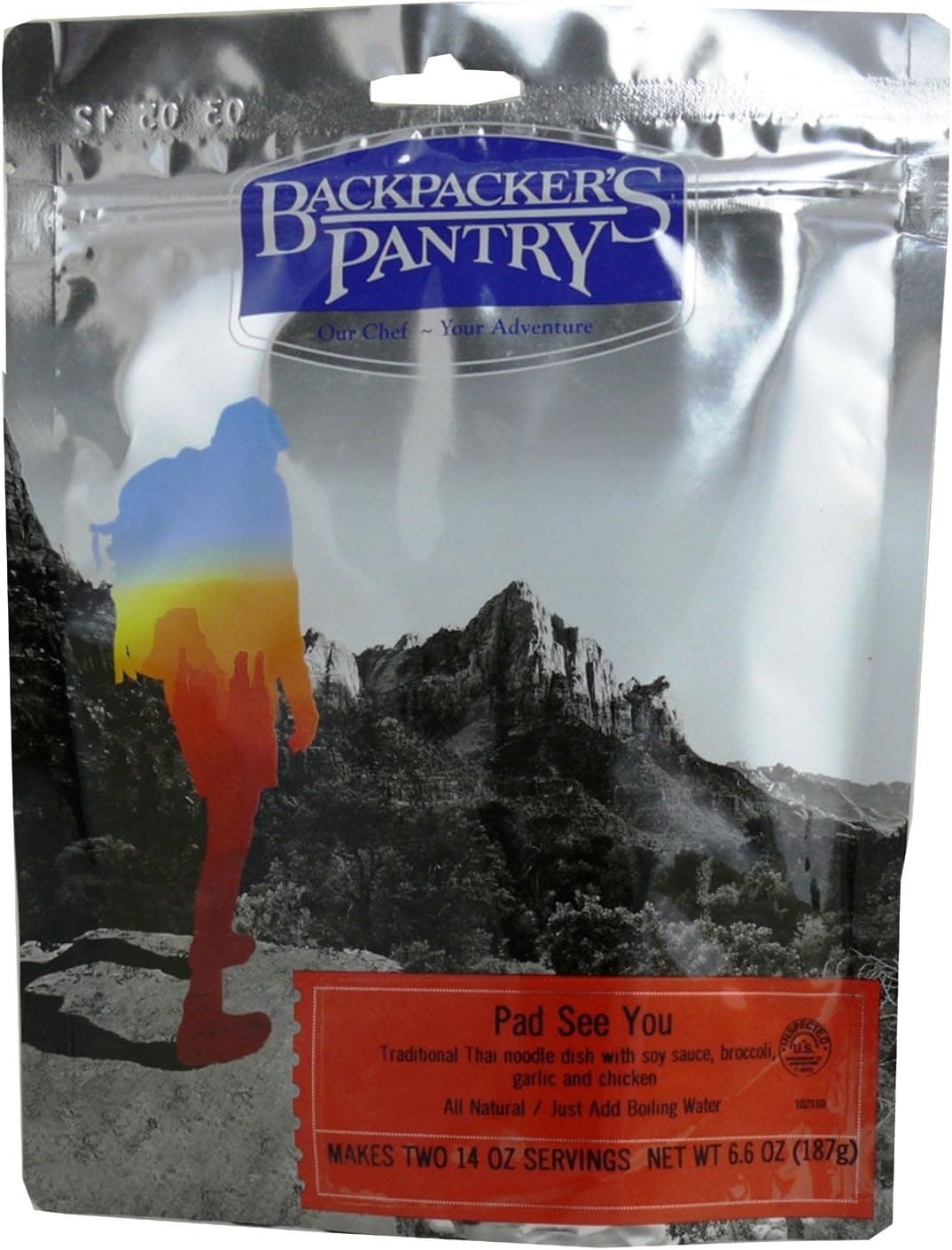 Backpacker's Pantry Pad See You with Chicken, Two Serving Pouch