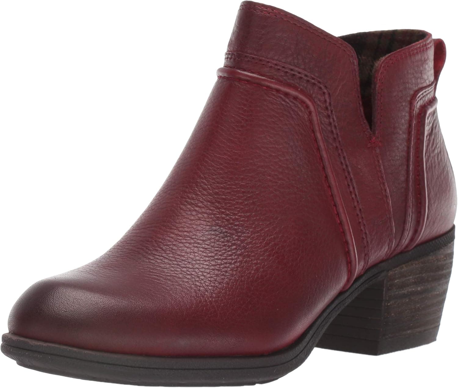 Cobb Hill Women's Anisa V Cut Bootie,Red,6 M US