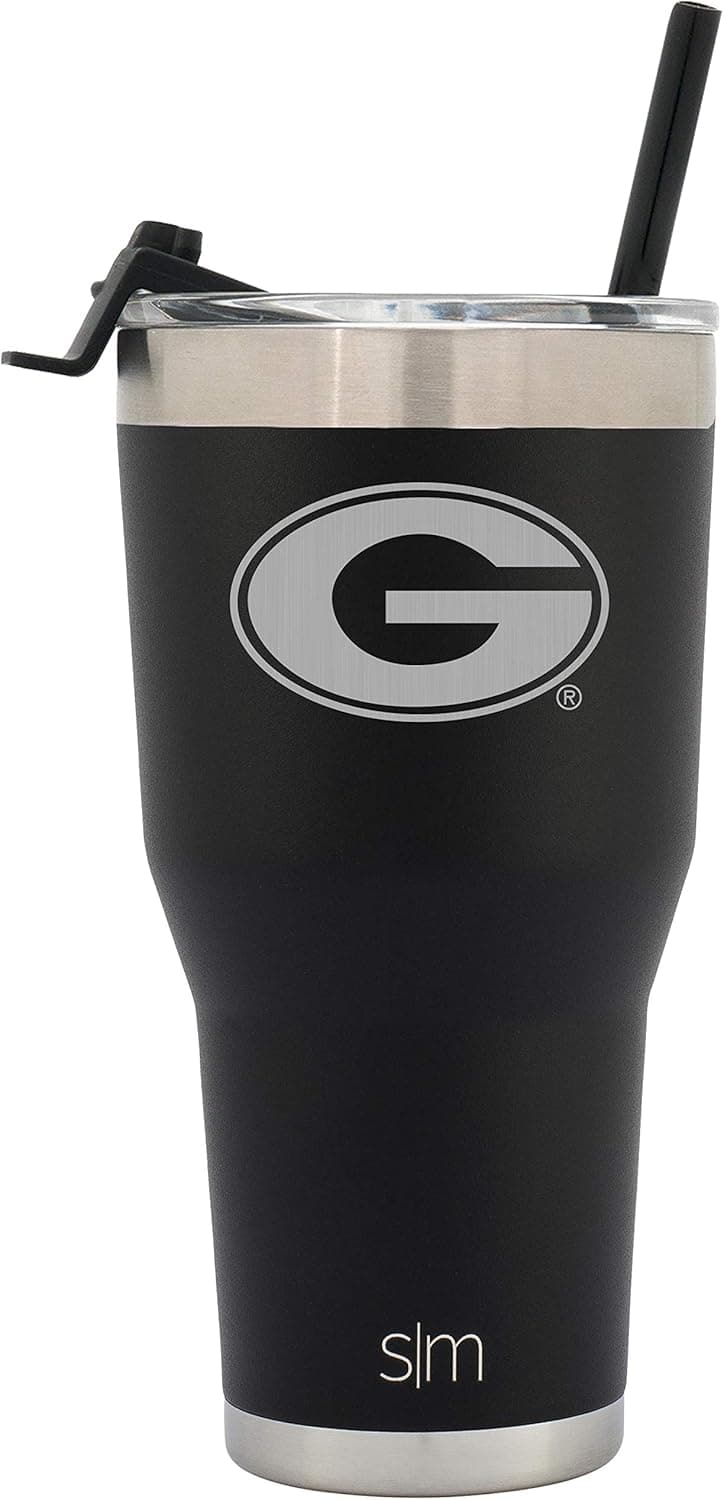 Simple Modern 30oz Tumbler with Flip Lid and Straw Insulated Laser Engraved Cruiser/Stainless Steel Travel Coffee Mug