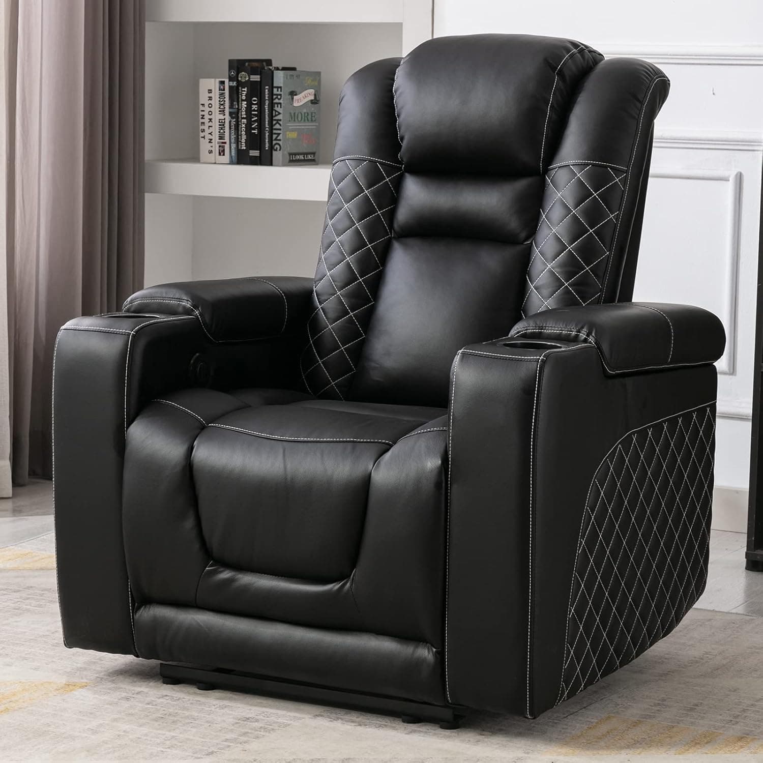 CANMOV Power Recliner Chair, Black