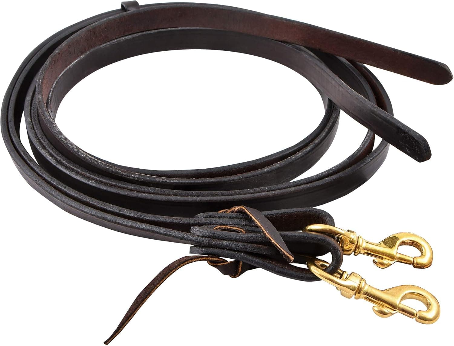 Tucker 5/8in Split Reins w/Brass Hardware