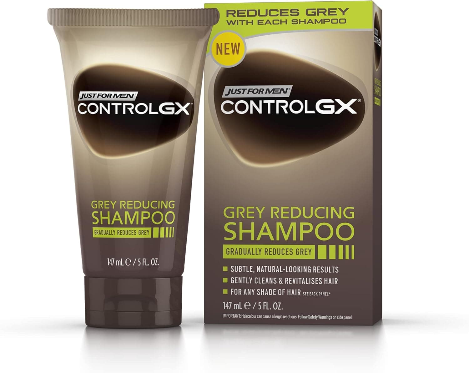 Just For Men Control Gx 5 Ounce Shampoo Grey Reducing Boxed (147 Milliliter)