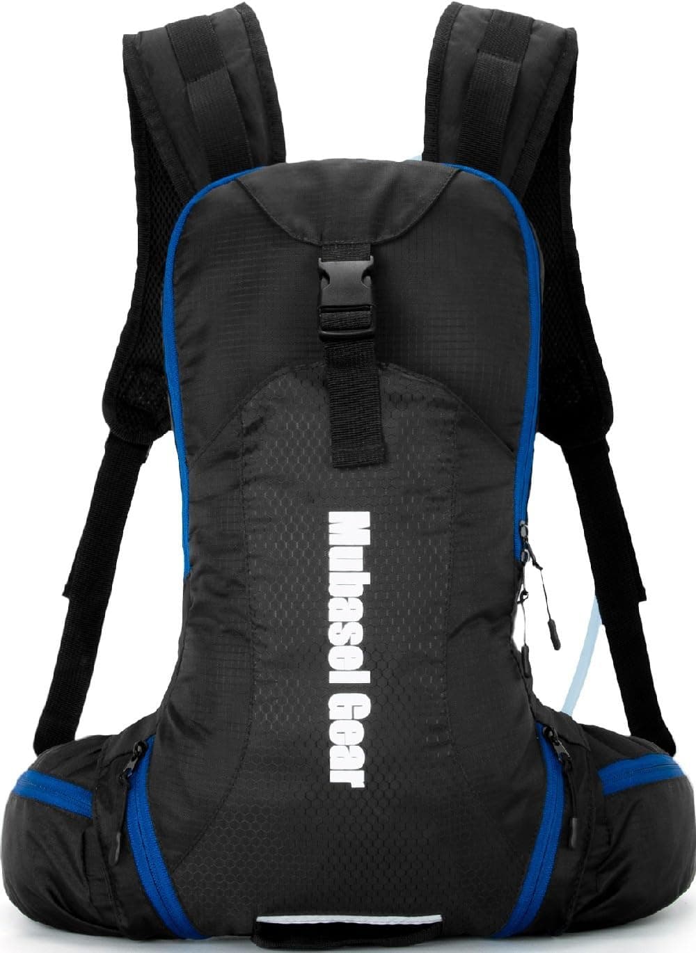 Hydration pack with 70 oz 2L Bladder for Running Hiking Riding Hiking Camping Cycling Climbling Biking - Lightweight Backpack for Runner Outdoor Bicycle & Bike Sports (Black)