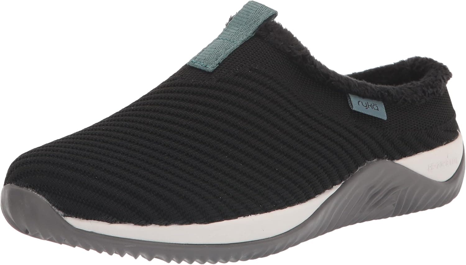 Ryka Women's Echo Mule, Black/Blue, 10