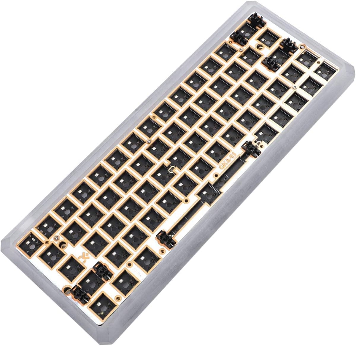 YMDK GK64 GK64X SK64 CNC PC Case Wired PCB Plate Keyboard kit