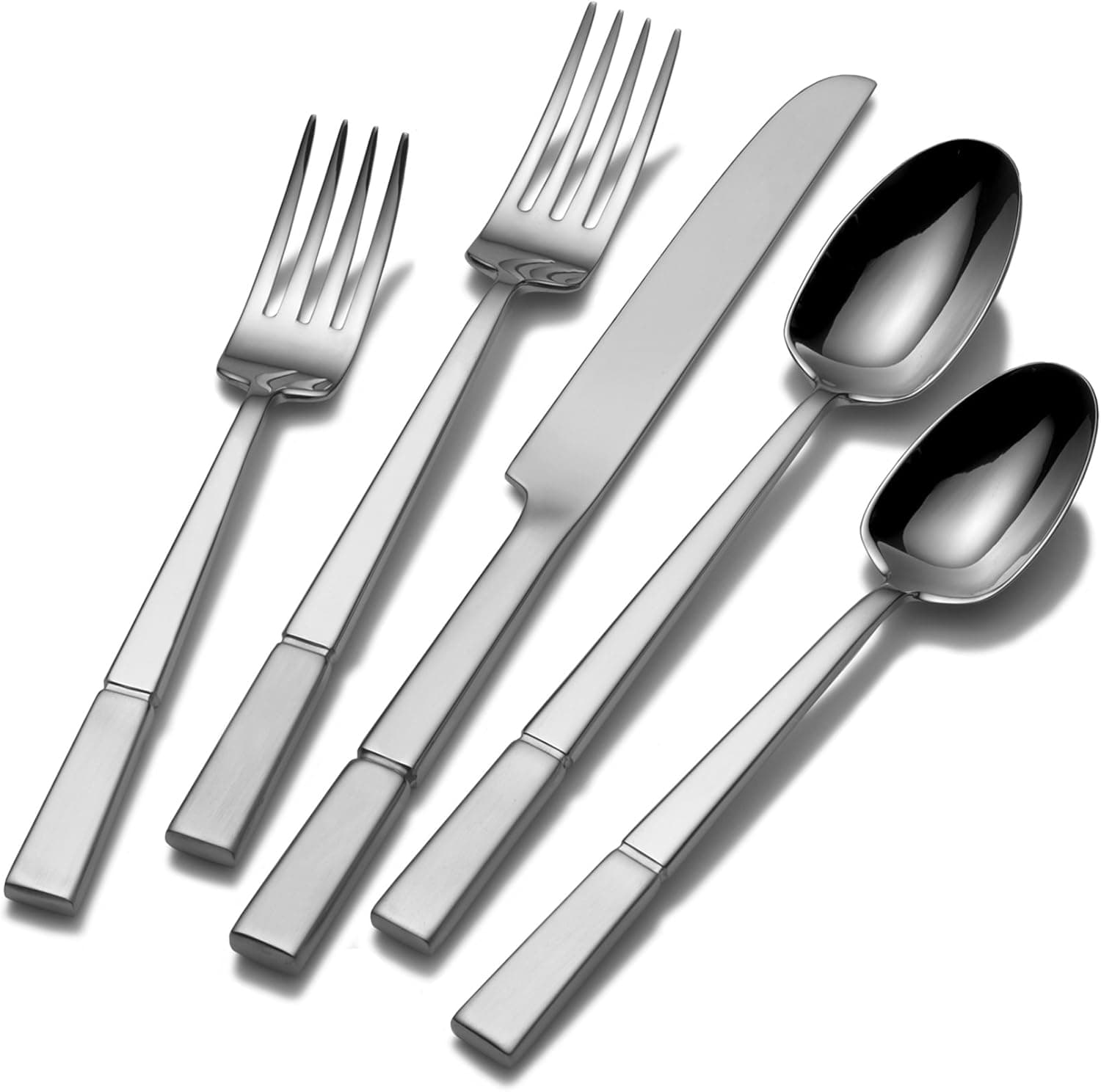 Mikasa Duo 20-Piece Stainless Steel Flatware Set, Service for 4