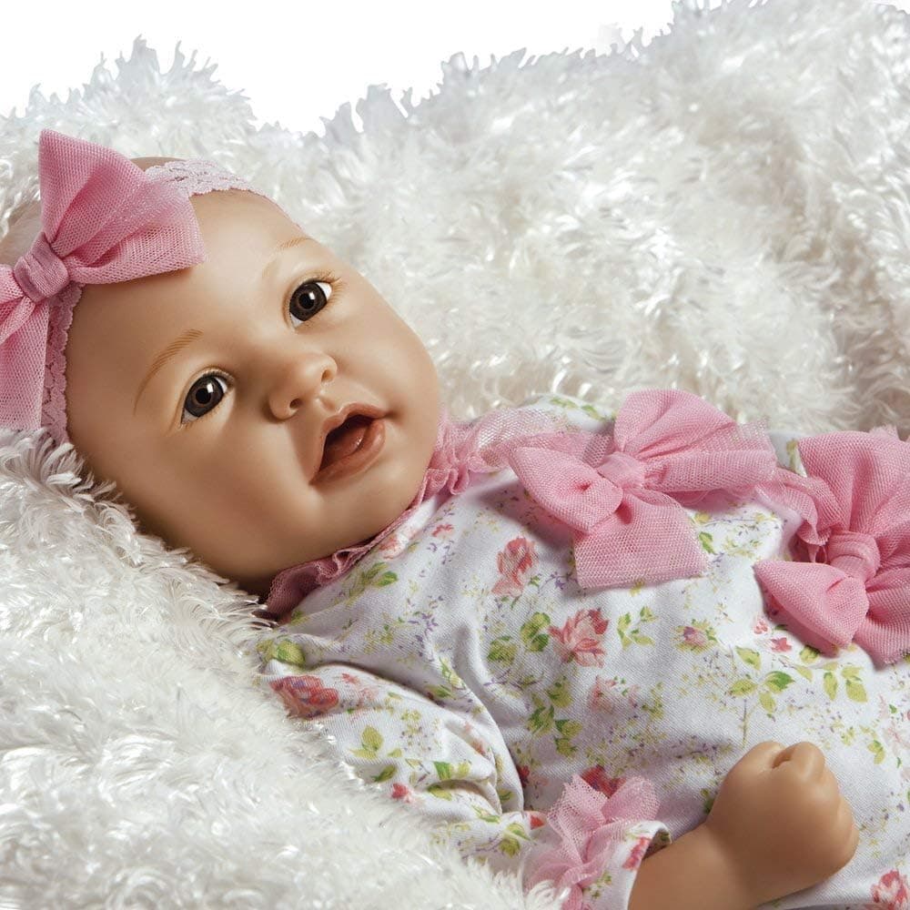 Paradise Galleries Real Life Baby Doll That Looks Real - Layla in Flextouch Silicone Like Vinyl, 21 Inch Reborn Girl