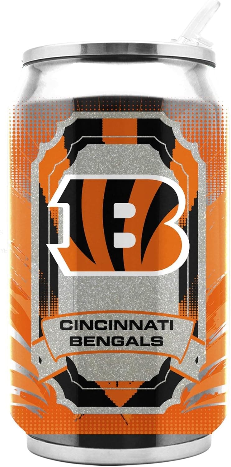 NFL Cincinnati Bengals 16oz Double Wall Stainless Steel Thermocan