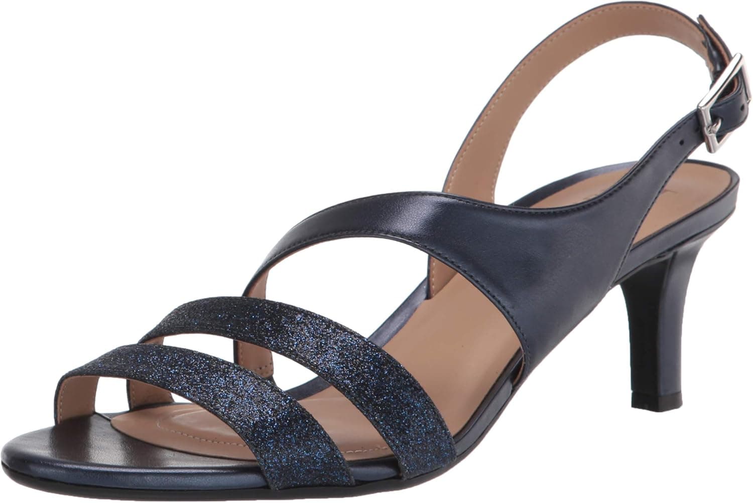 Naturalizer Womens Taimi Strappy Mid Heel Slingback Dress Sandals