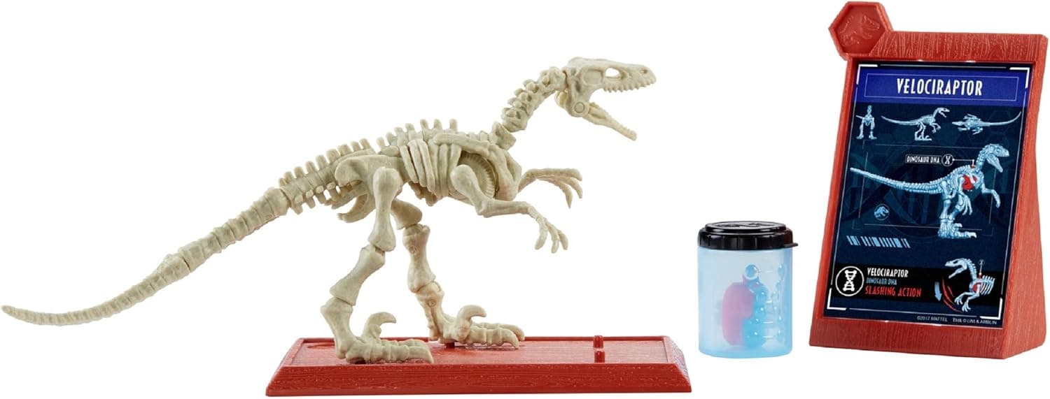 JURASSIC WORLD STEM FOSSIL STRIKERS Velociraptor