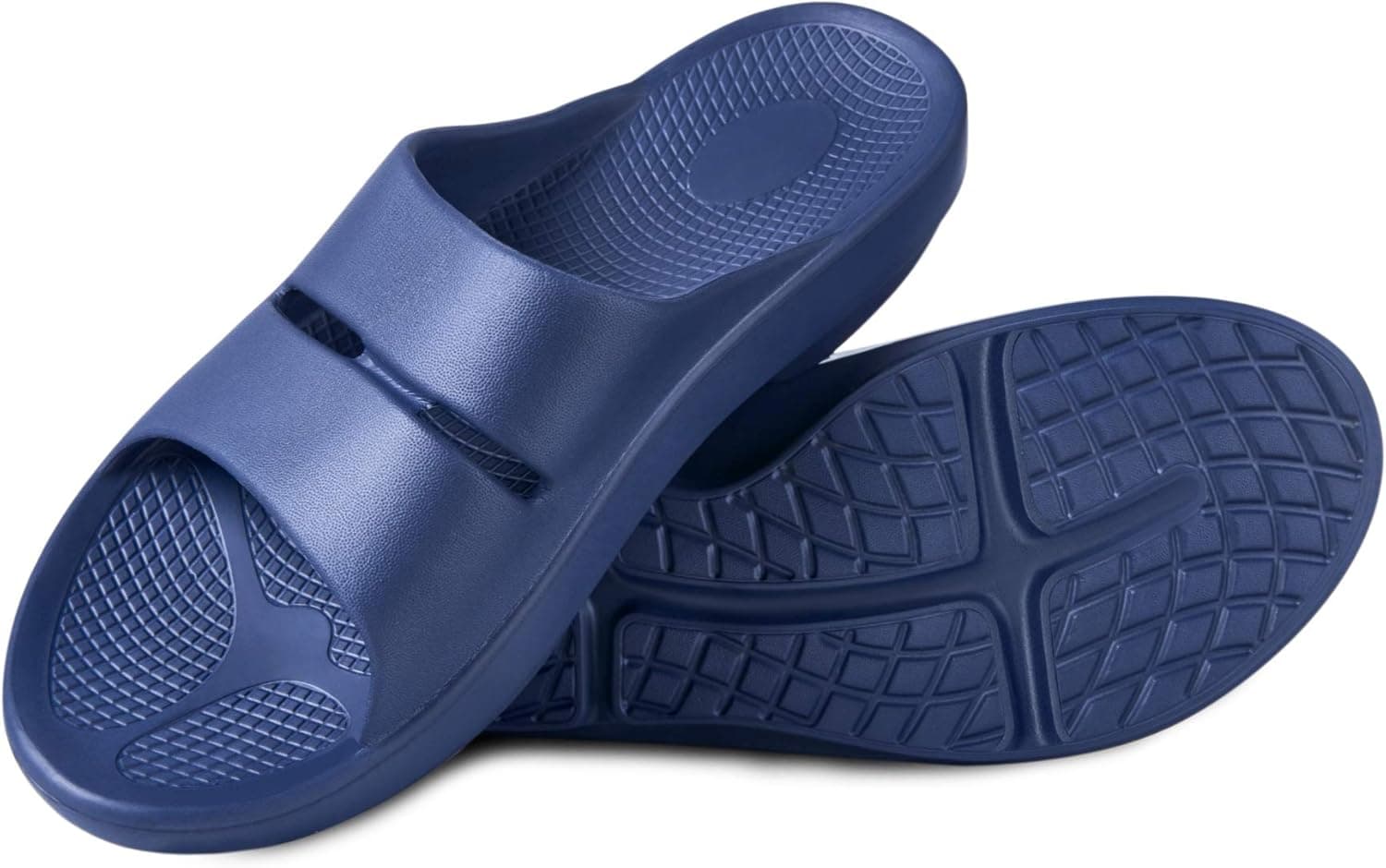 Nabevin Flip Flops Thong Sandal | Shower Shoes | Casual Shoes,Sport Recovery Shoes for Women slipper (Navy, 10-9 Women 8-7 Men)