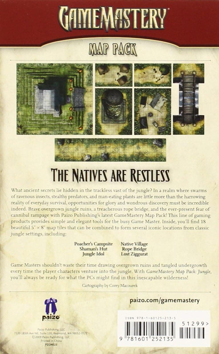 GameMastery Map Pack: Jungle