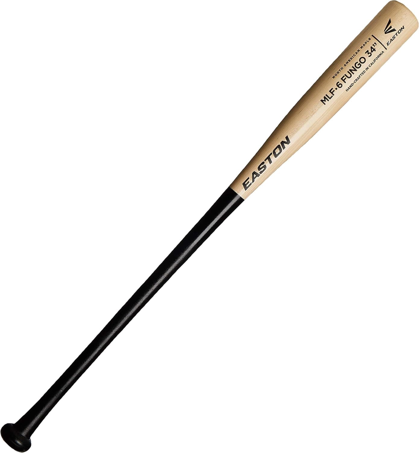 Easton MLF5 Maple Fungo Wood Baseball Bat | 37 Inch | Black/Clear | 2020 | Handcrafted in USA