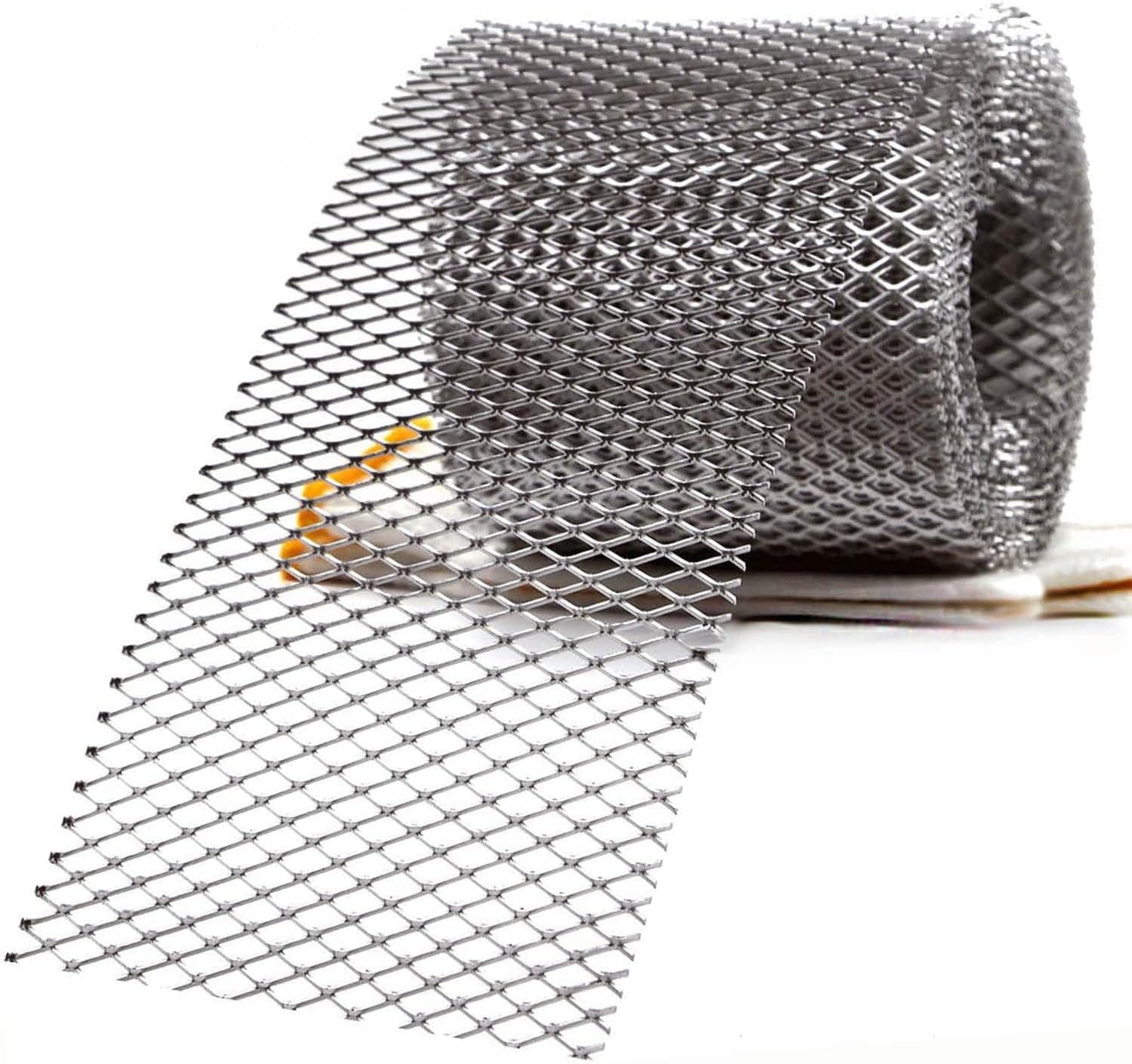 Carligo Gutter Guard, Leaf Guards for Gutters, Aluminum 5 Inch x 42 Feet Leaf Filter Gutter Protection Roll, Gutter Covers Screen, Rain Gutter Leaf Guards, Gutter Mesh