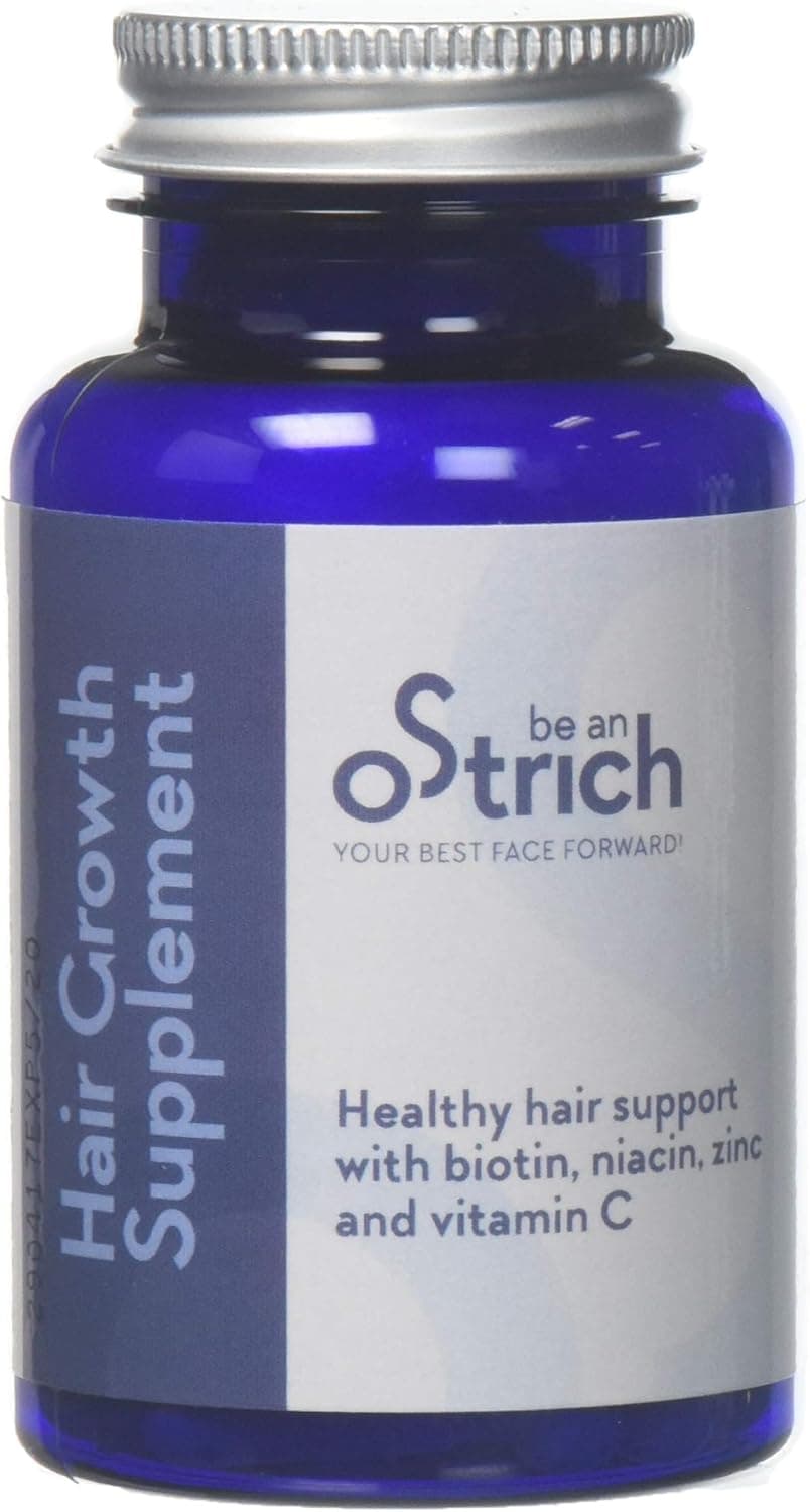 Hair Growth Vitamins with Zinc & Vitamin C, Biotin, Niacin, for Stronger, Longer, Fuller and Healthier Hair in Just 90 Days - Faster and Thicker Hair, All Hair Types - 180 Capsules