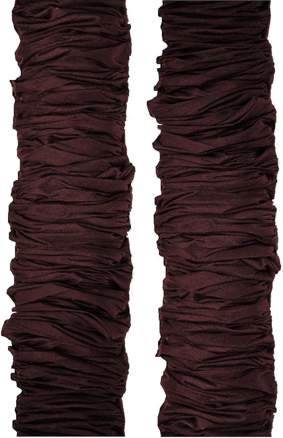 Cord & Chain Cover, 6.5 feet, 2 pack Silk-type Fabric, hook-and-loop strip close- Use for Chandelier, Lighting, Wires (Chocolate)