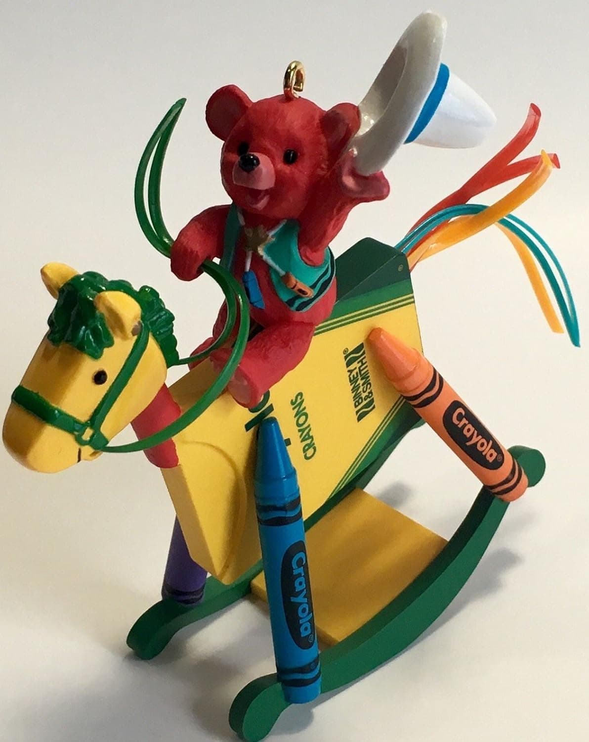 Hallmark Keepsake Ornament Bright Rocking Colors Crayola Crayon 1997