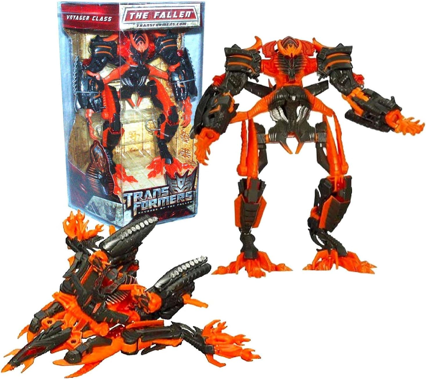 Hasbro Transformers 2 Revenge of the Fallen Movie Exclusive Voyager Class Action Figure The Fallen Alternate Packaging