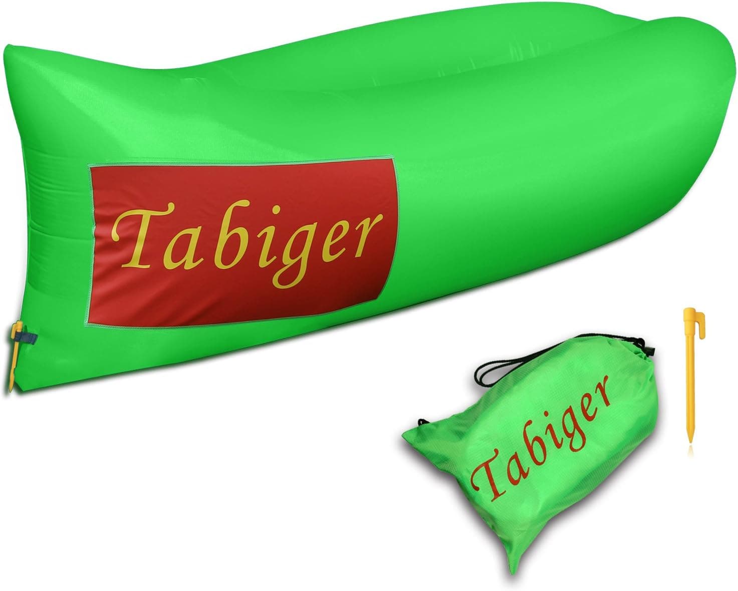 Tabiger Air Sleeping Bag, Lounger Air Filled Balloon Furniture with Carry Bag. Hangout as Lounge Chair, Air Hammock, Air Sleep Sofa/Couch