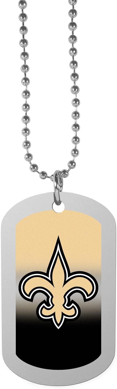 Siskiyou Sports NFL Fan Shop Minnesota Vikings Team Tag Necklace 26 inch Team Color