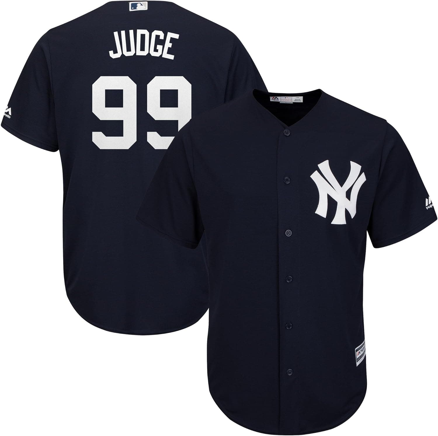 Majestic Aaron Judge New York Yankees MLB Youth Navy Alternate Cool Base Replica Jersey
