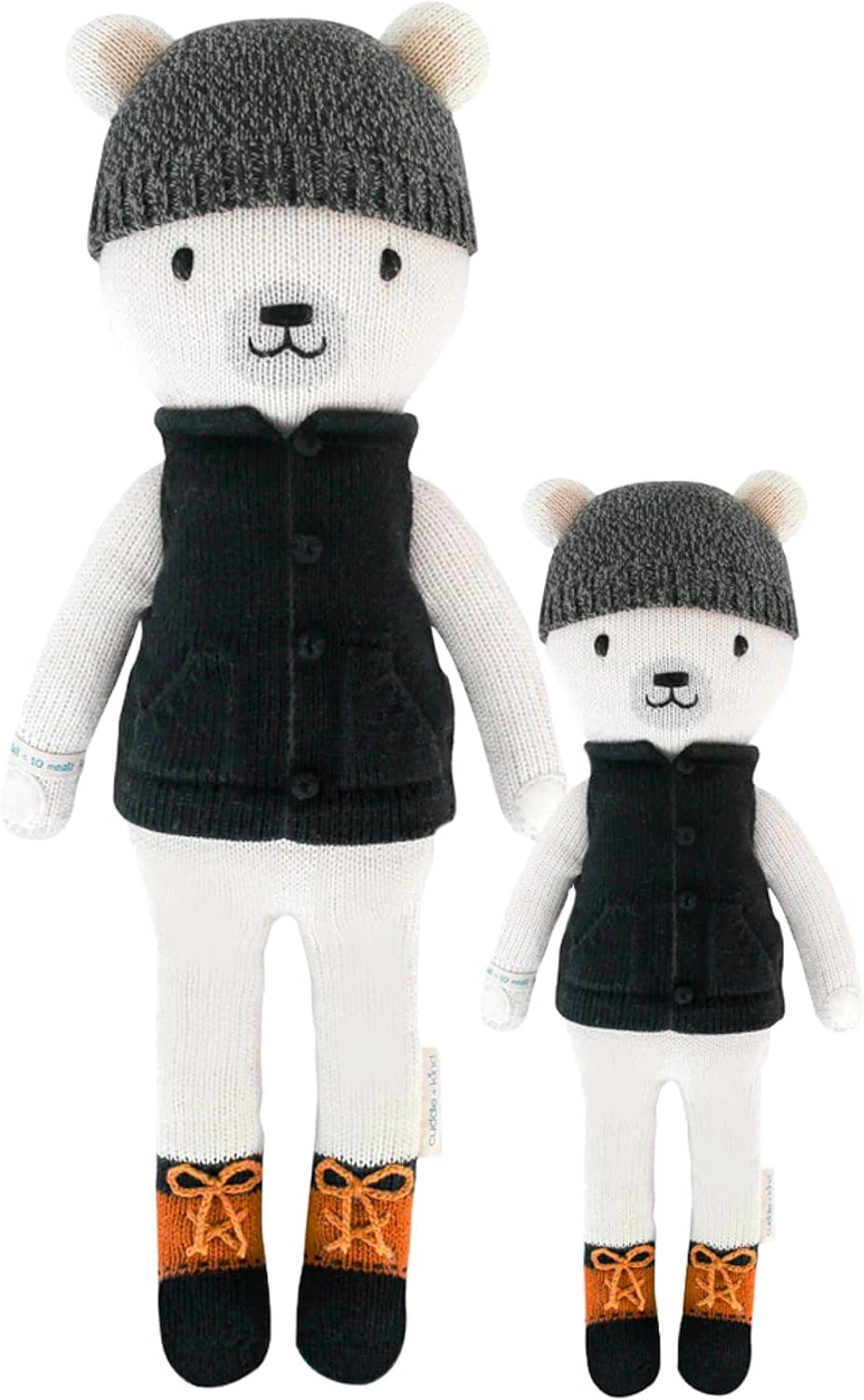 cuddle + kind Hudson The Polar Doll - Lovingly Handcrafted Dolls for Nursery Decor, Fair Trade Heirloom Quality Stuffed Animals for Girls & Boys, 1 Doll = 10 Meals