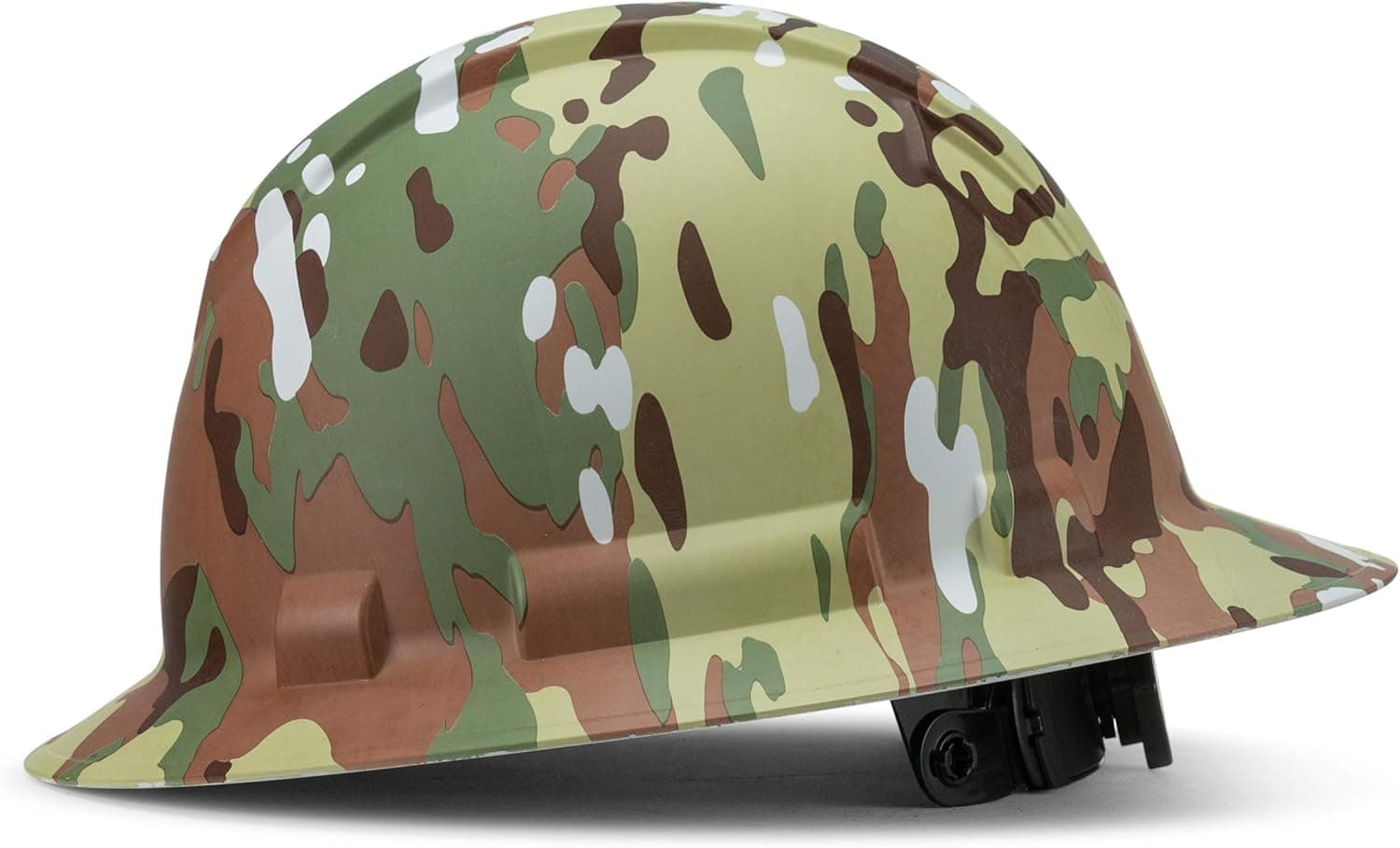 Full Brim Hard Hat OSHA Construction Work Approved Safety Helmet, Camoflouge Hard Hats Gloss Finish, Cascos De Construccion, 6 Point Adjustable Ratchet Suspension by ACERPAL
