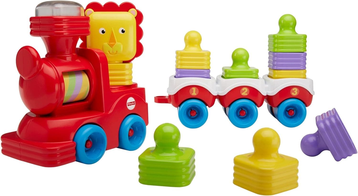 Fisher-Price Little Stackers Lion Locomotive