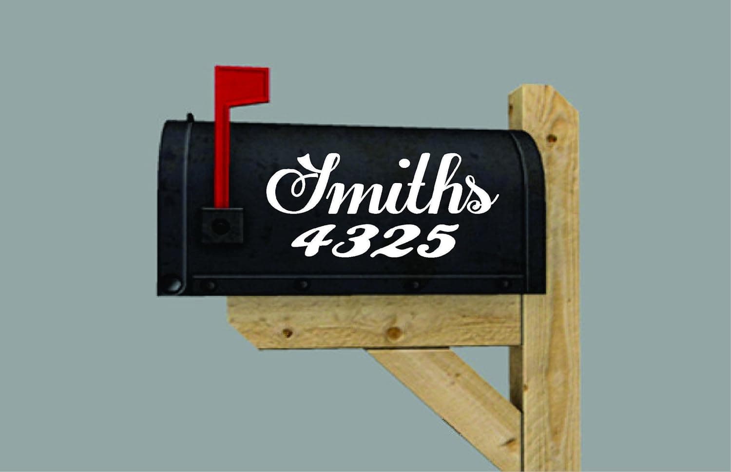 Mail Box address decal