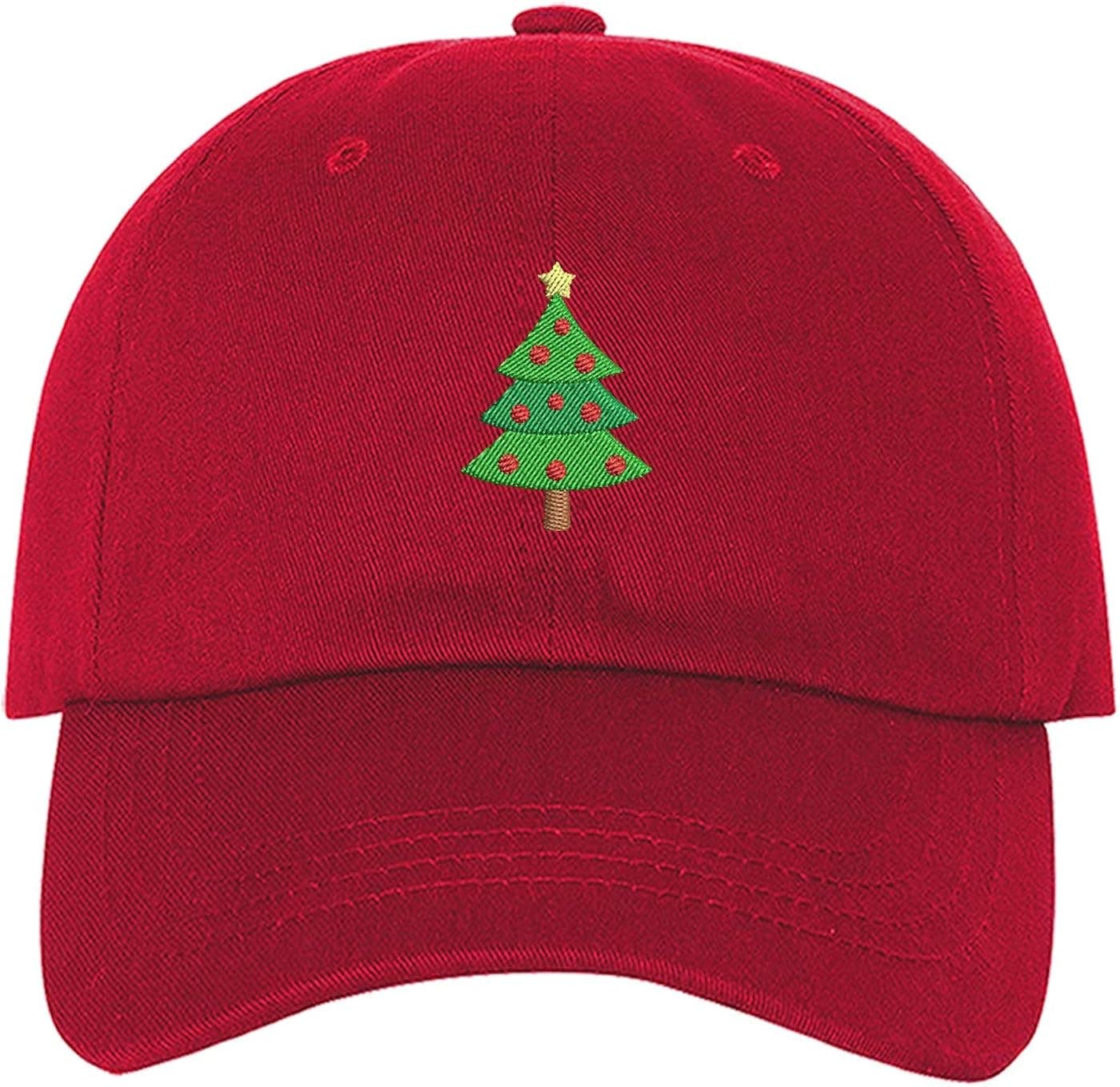 Prfcto Lifestyle Christmas Tree Baseball Cap- Christmas Party Hats Unisex