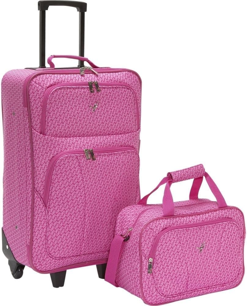 Susan G. Komen 21" Upright With Travel Tote,Pink,One Size