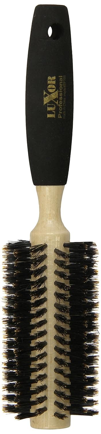 Luxor Pro Pure Boar Round Brush, Medium, 2.25 Inch