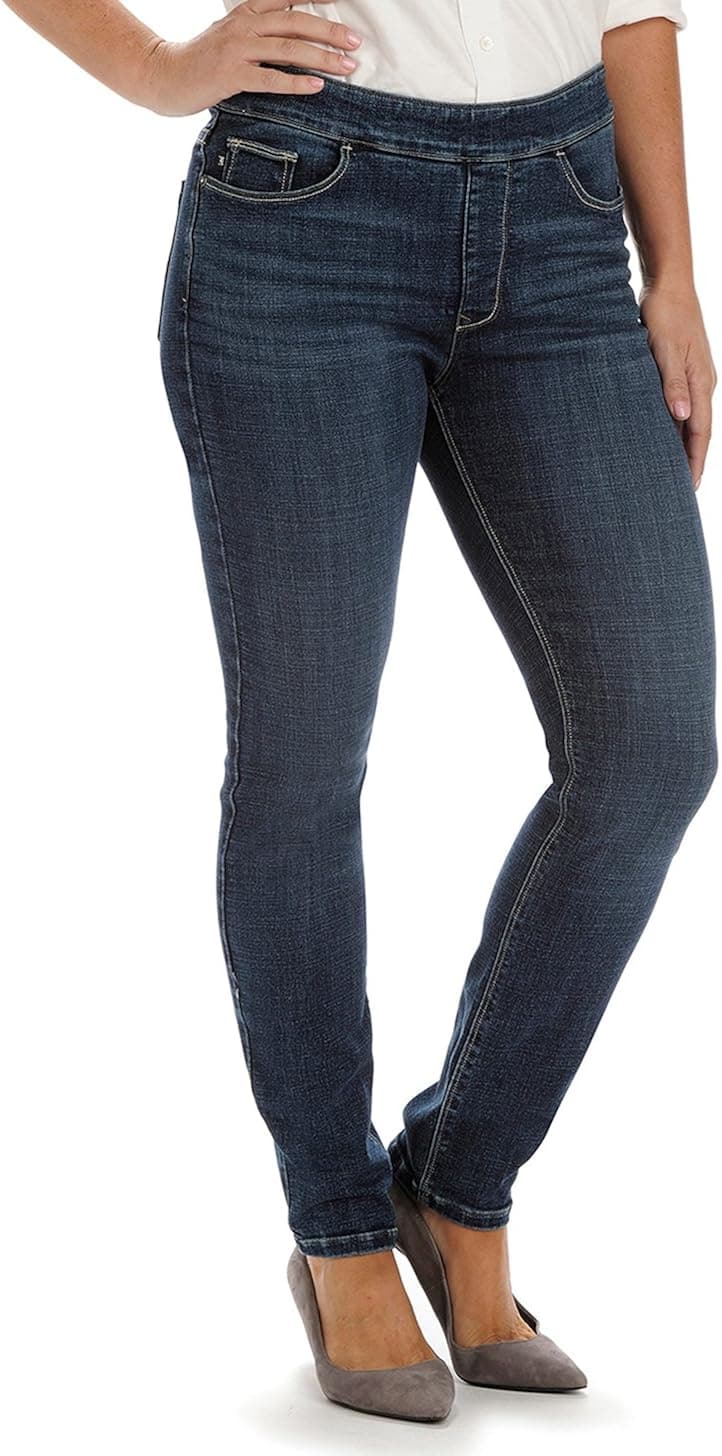 Lee Womens Modern Series Dream Jean Midrise Harmony Legging, Lakeshore, 12S