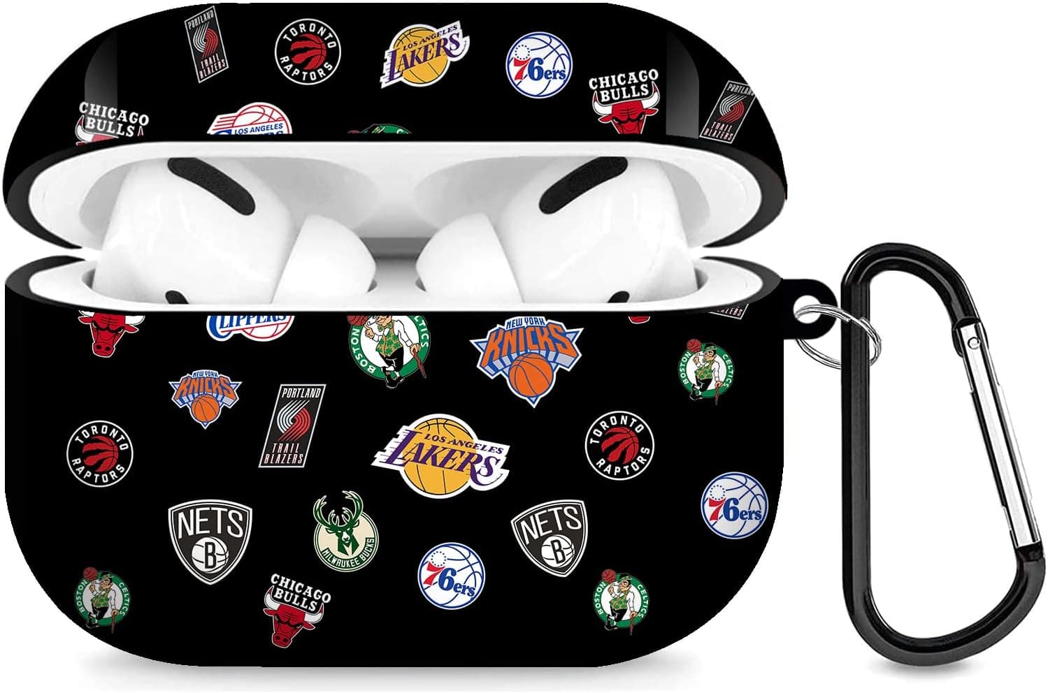 Basketball AirPod Pro Case Compatible with AirPod Pro Cover with Keychain，Wireless Earphone Shockproof Silicone Protective Cover Gifts for Women Men
