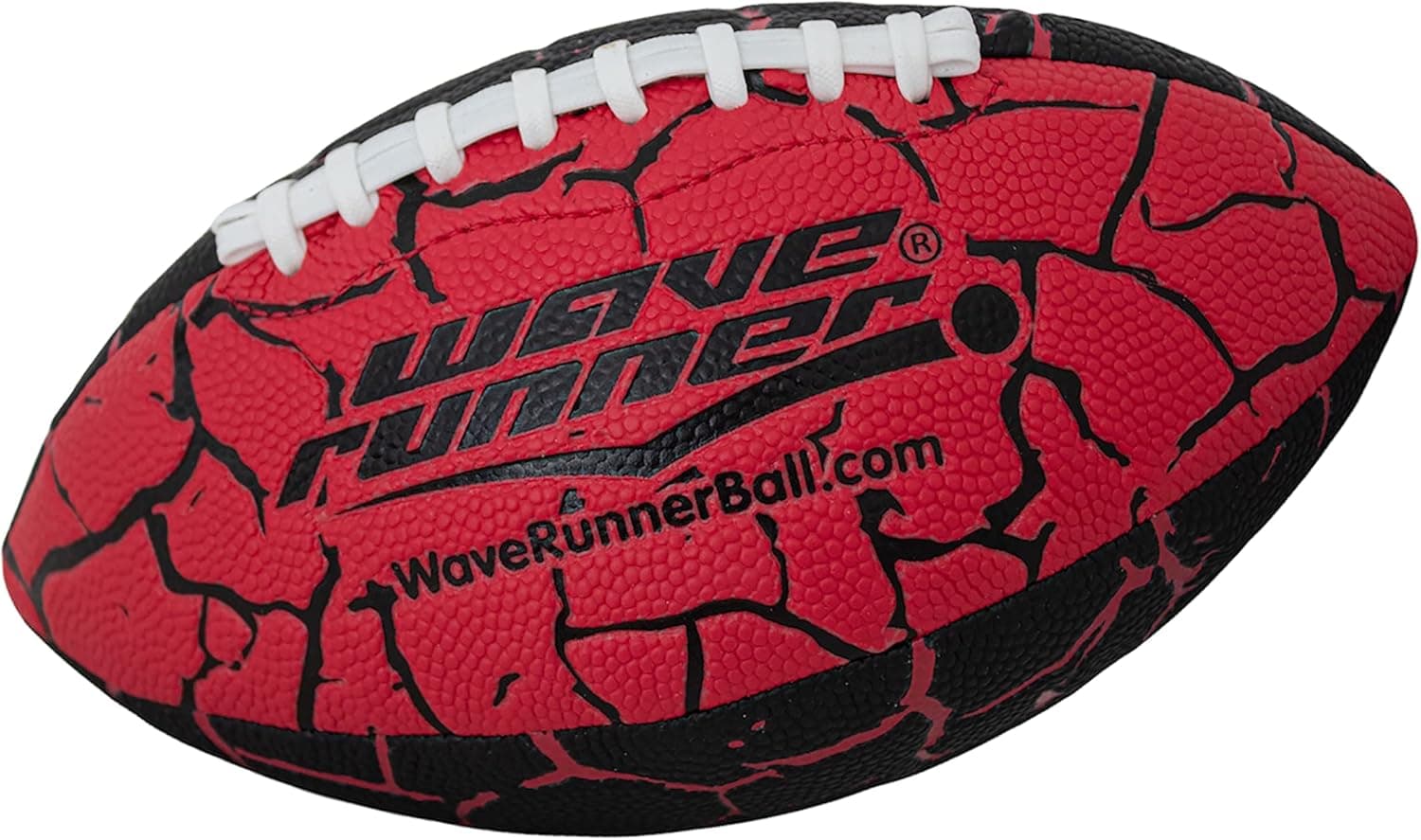 Wave Runner Grip It Waterproof Football- Size 9.25 Inches with Sure-Grip Technology | Let's Play Football in The Water! Extreme Metallic Series