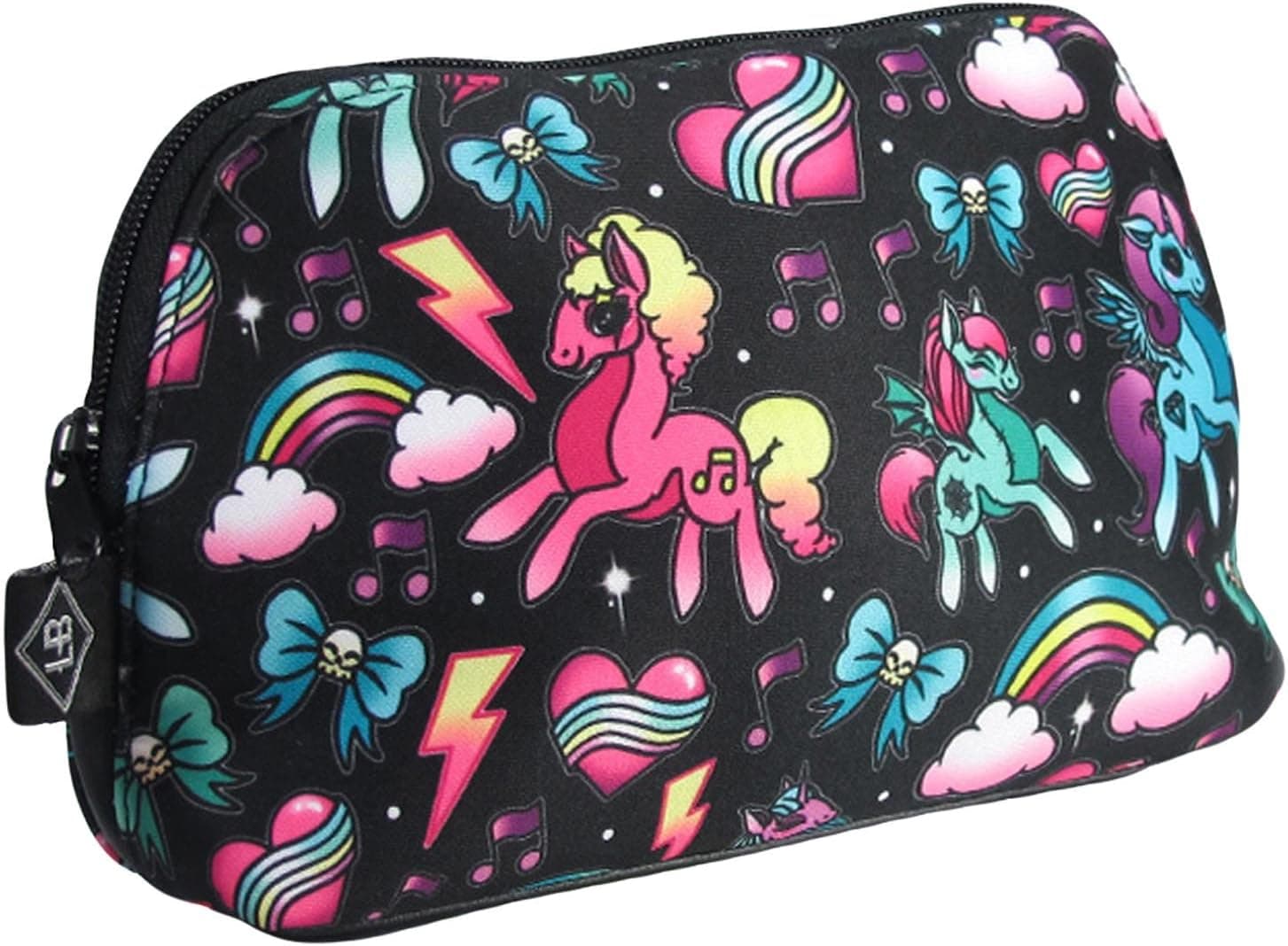 Liquorbrand Unicorns Pegasus Rainbow Travel Make-up Cosmetic Wash Bag Pouch