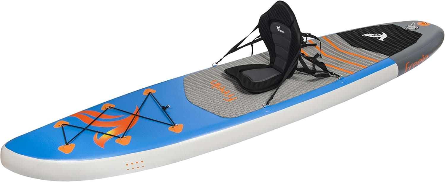 Freein Inflatable Stand Up Paddleboard, All Round 10'2" Long 31" Wide 6" Thick Inflatable SUP Paddle Board