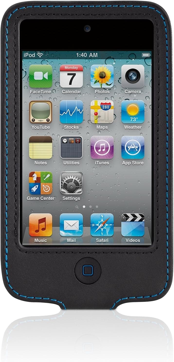 Belkin Verve Sleeve for Apple iPod Touch (Black/Blue)