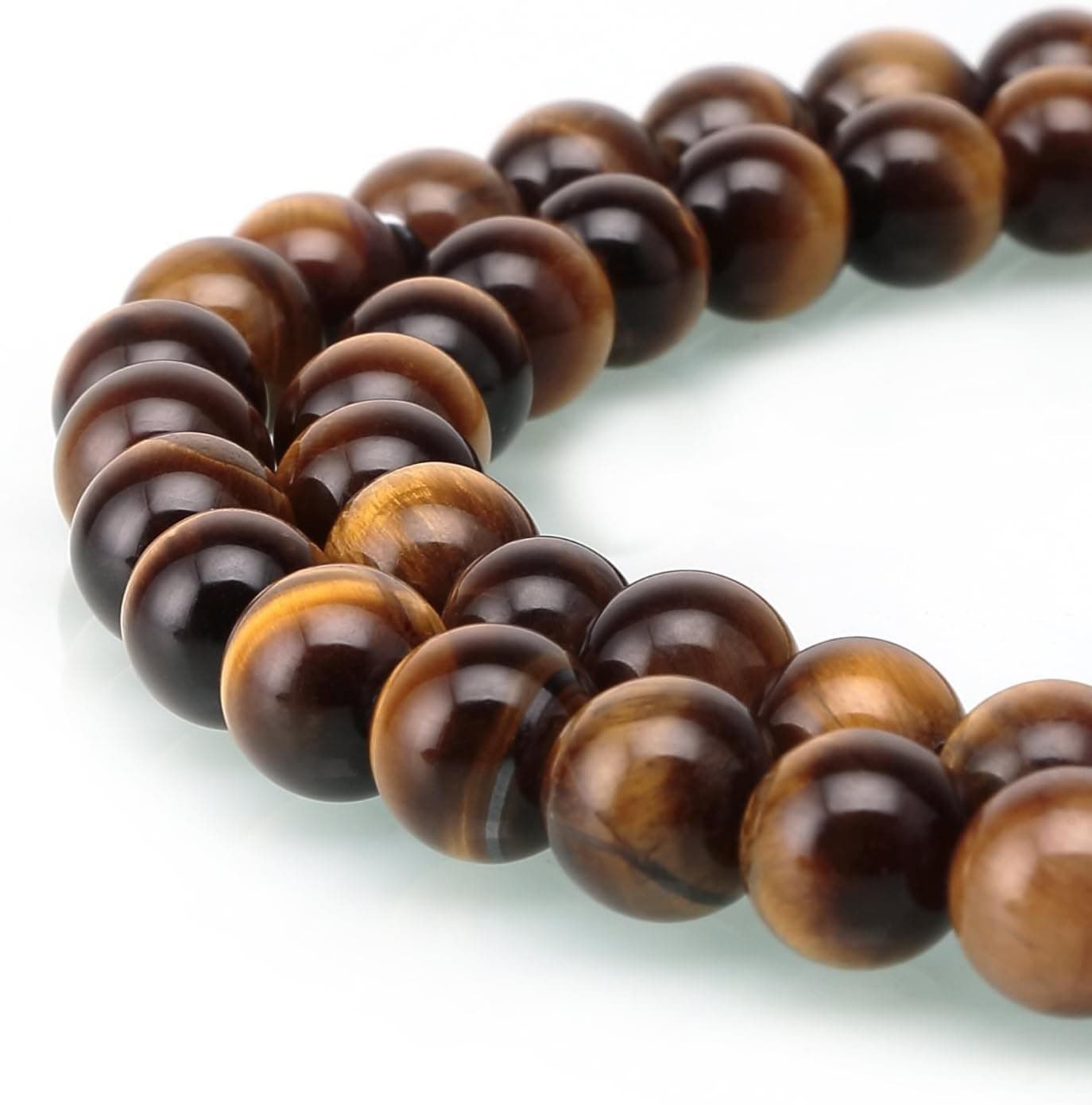 AAA Natural Tiger Eye Gemstone Loose Round Beads 4mm Spacer Beads For Jewelry Making 15.5" (1 strand) 12GSI-4B