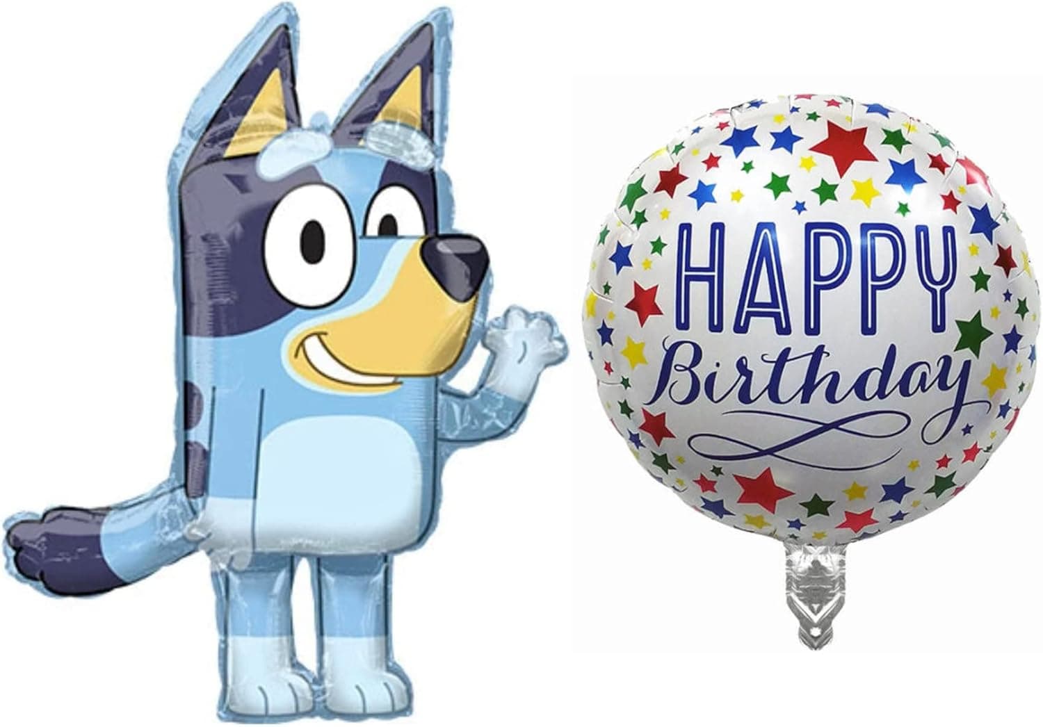 Anagram 32" bluey bingo balloon birthday party decorations supplies bluey balloons theme for girls and boys