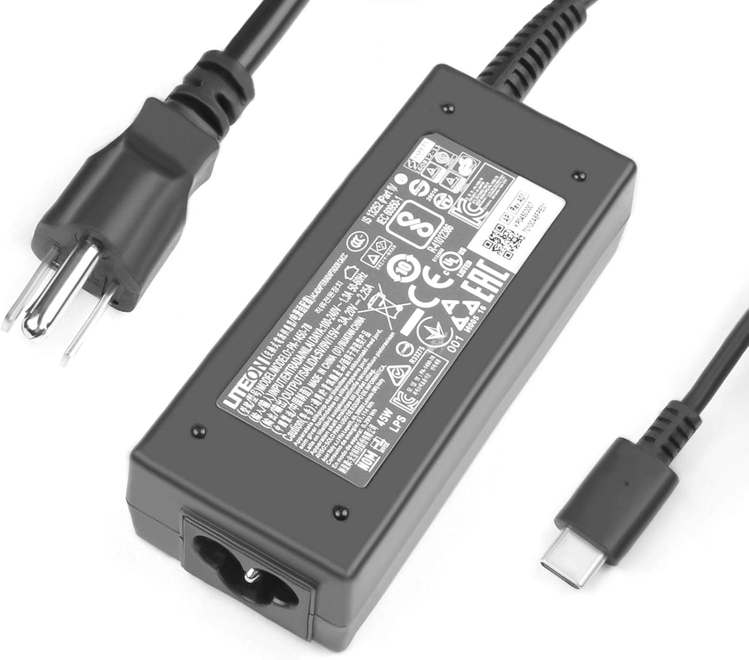 JUYOON 45W chromebook Charger USB-C for Acer Laptop Acer Chromebook 512 514 714 715 311 315 C851 C851T C721 C733T C733 CP315 CP315-1HT CP315-1H C851 C851T CB514-1HT CB514-1H CB714-1W CB714 CB715